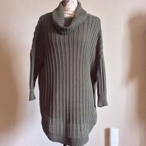 Express Cowl Neck Knit Sweater